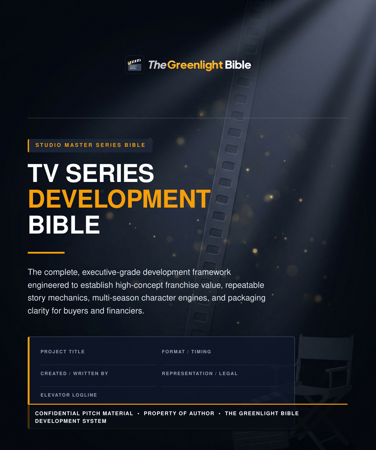 TV Series Development Bible cover